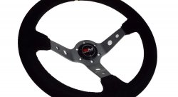 Спортивный руль Motamec Rally Steering Wheel Deep Dish 350mm Titanium 