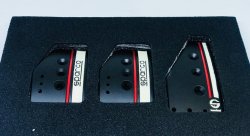 Накладки на педали Sparco #2 черные