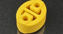 Подвес (поддержка, резинка) глушителя 12мм 2 отв  Autobahn88 (желтый)