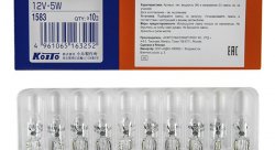 Лампа габарит Koito (семечка) W5W