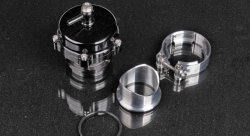 Перепускной клапан (blow off, блоу офф), 11 psi, черный AB88 