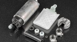 Насос топливный TOMEI 255 л/ч с установочным комплектом MMC Lancer EVO 4-9 CT9A CP9A 4G63