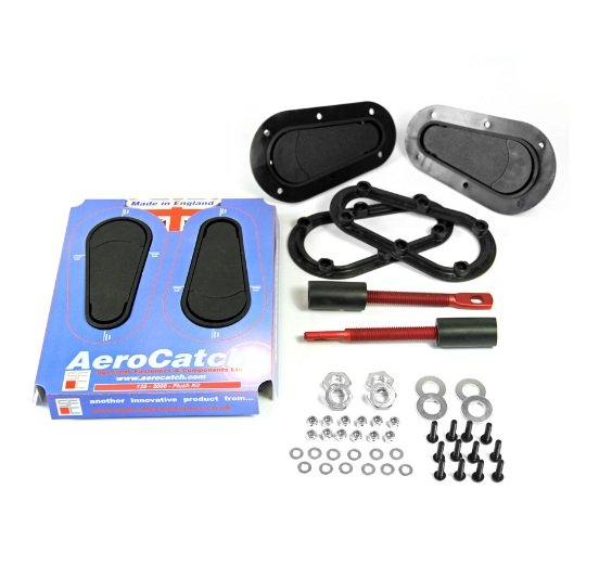 Замки капота AeroCatch (Оригинал) с ключём, обратный