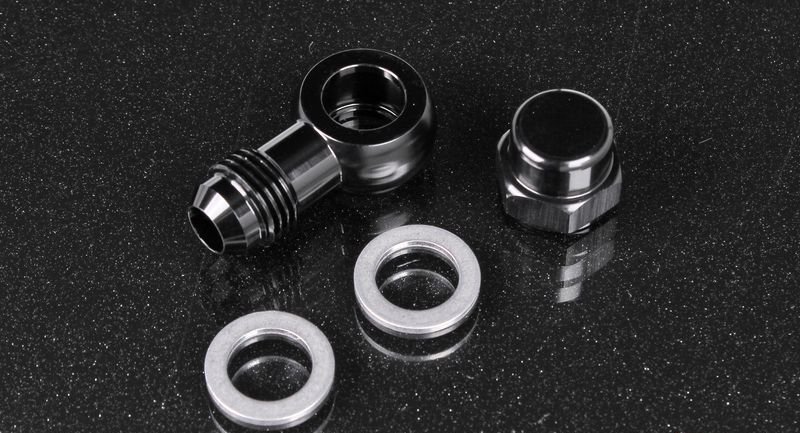 Фитинг BANJO AN6 адаптер + колпачок для насоса BOSCH 044