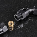 Фитинг AN6 45° под алюминиевую трубку 9,5 мм