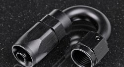 Фитинг AN6 180° под шланг AN, черный