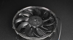 Вентилятор охлаждения SPAL (ВТЯГИВАЮЩИЙ) 12" (305 мм) 12V производительность 2070 м³/ч