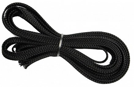 Полиэстровый рукав 10мм "змеиная кожа" черный 