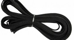 Полиэстровый рукав 13мм "змеиная кожа" черный 