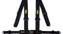 OMP RACING 4M клубный ремень 4 точки 3"/2", черный