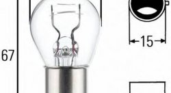 Лампа Koito 12V P21/4W (2 нити)