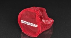 Чехол защитный для фильтра нулевого сопротивления D=130mm / H=170mm красный