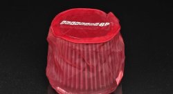 Чехол защитный для фильтра нулевого сопротивления D=130mm / H=170mm красный