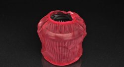 Чехол защитный для фильтра нулевого сопротивления D=130mm / H=170mm красный