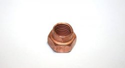 Гайка фланца турбины M8*1,25 (медь)