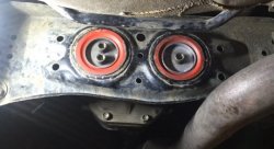 Опора редуктора задняя левая JZX90/100/110 (полиуретан)