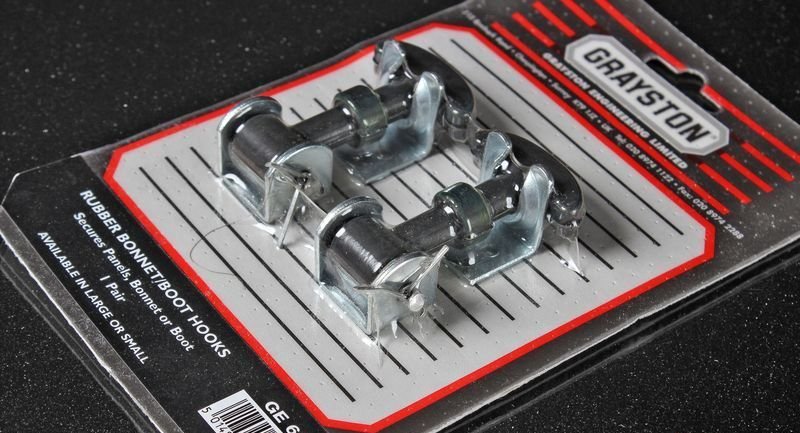 Замки багажника резиновые маленькие, черные GRAYSTON 