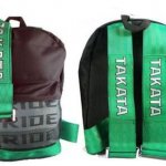 Рюкзак с символикой BRIDE + TAKATA зел/зел