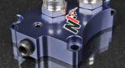 Адаптер для масляного радиатора Nissan Silvia S13 S14 S15 SR20 Oil Block Adapter Japan Style