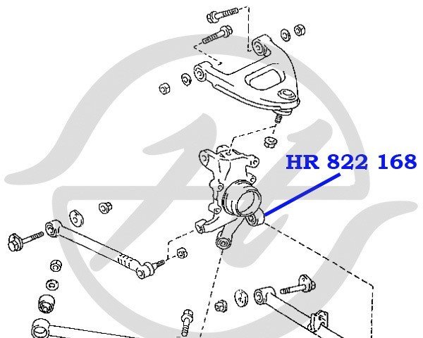 Плавающие сайлентблоки Toyota X90/100 HANSE 14mm
