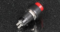 Кнопка 2 положения, фиксирующаяся, 125V 3A