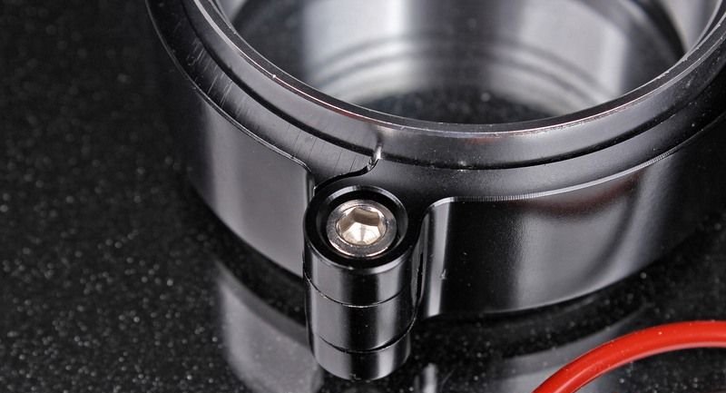 Хомут V-Band (HD Clamp) 76 мм (3") + 2 алюминиевых фланца, для впускных систем