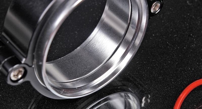 Хомут V-Band (HD Clamp) 76 мм (3") + 2 алюминиевых фланца, для впускных систем