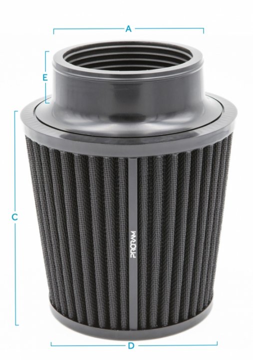 Фильтр нулевого сопротивления RAMAIR посадочный d=70mm