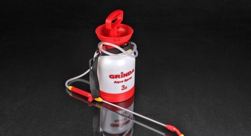 Опрыскиватель 3л, широкая горловина, аллюминиевый удлинитель Aqua Spray