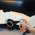 Краска для насадки глушителя FOLIATEC черная глянцевая 2125