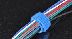 Стяжка 19*152мм, ворсовая, синяя (Velcro One Wrap 3/4" x 6")