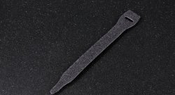 Стяжка 19*152мм, ворсовая, черная (Velcro One Wrap 3/4&quot; x 6&quot;)