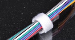 Стяжка 19*152мм, ворсовая, белая (Velcro One Wrap 3/4" x 6")