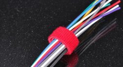 Стяжка 19*152мм, ворсовая, красная (Velcro One Wrap 3/4" x 6")