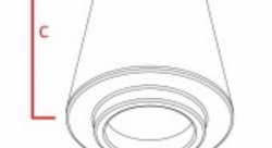 Фильтр нулевого сопротивления RAMAIR посадочный d=76mm, под Carbonio