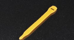 Стяжка 19*152мм, ворсовая, желтая (Velcro One Wrap 3/4&quot; x 6&quot;)