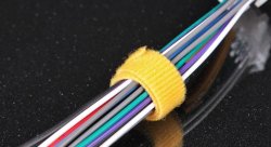 Стяжка 19*152мм, ворсовая, желтая (Velcro One Wrap 3/4" x 6")