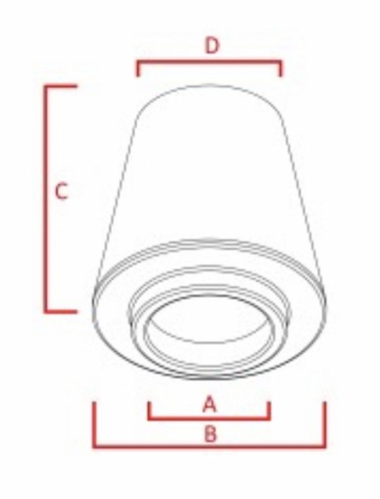 Фильтр нулевого сопротивления RAMAIR посадочный d=76mm, под Carbonio