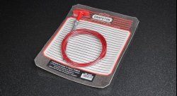 Трос выключателя массы 1500 мм, силиконовое покрытие, красный