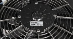 Вентилятор охлаждения универсальный 10" (255 мм) 12V 1360 m³/h (ТЯНУЩИЙ)