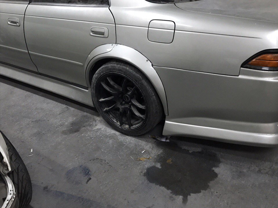 Toyota расширение задних крыльев mark, chaser 2 90, 100 N-style