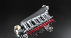 Коллектор впускной TOYOTA 2JZ-GTE + 90 мм дросель + рейка VVTI/ NON VVTI, верхняя загрузка