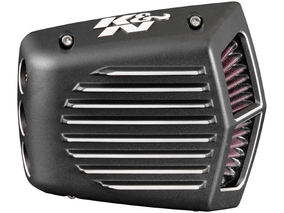 Фильтр нулевого сопротивления K&N RK-3950 STREET METAL INTAKE SYSTEM; SHAKER BLK H/D SOFTAIL/DYNA FI
