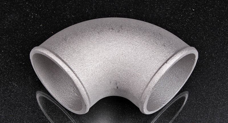 отвод алюминиевый переходной 90гр 63-76мм