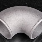отвод алюминиевый переходной 90гр 63-76мм