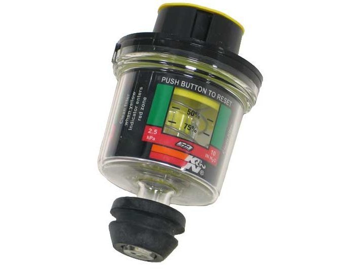 Индикатор загрязнённости воздушного фильтра K&N 85-2445 до 2.5 kPA (Объем двигателя до 2,0L)