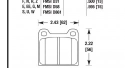 Колодки тормозные HB172B.595