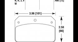 Колодки тормозные HB583S.480
