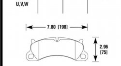 Колодки тормозные HB907B.640 HAWK HPS 5.0 перед Porsche 911 Carrera S 2011-15 ; Boxster Spyder 981
