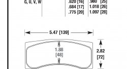 Колодки тормозные HB130B.620 HAWK HPS 5.0